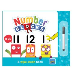 Carticica Scriu si sterg - Numberblocks 11-20