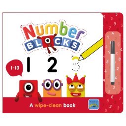 Carticica Scriu si sterg Numberblocks 1-10