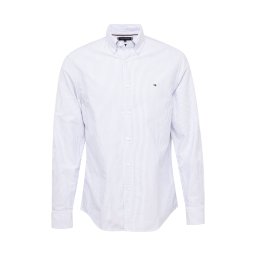 TOMMY HILFIGER Cămașă 'Heritage' albastru porumbel / alb