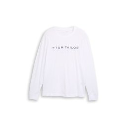 TOM TAILOR Tricou negru / alb