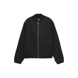 Pull&Bear Geacă de primăvară-toamnă negru