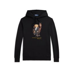Polo Ralph Lauren Bluză de molton castaniu / galben / negru / alb