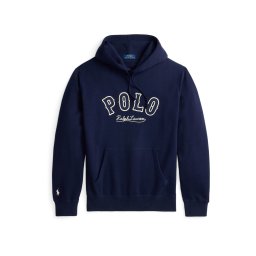 Polo Ralph Lauren Bluză de molton fildeş / bleumarin