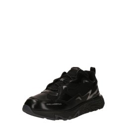 Karl Lagerfeld Sneaker low 'BLAZE Strike' gri închis / negru / argintiu