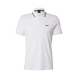 BOSS Tricou funcțional negru / alb