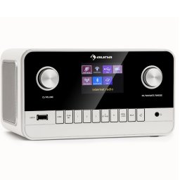 Auna Connect 100 MKII, Internet radio, Media Player, Bluetooth, DAB/DAB+, control prin aplicații (MG3-Connect100 2G WH)