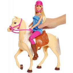 Barbie Set Papusa Cu Cal