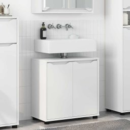 Cabinet pentru chiuveta de baie cu raft Alb 60 x 30 x 60 cm GartenMobel Dekor
