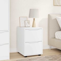 Dulap de depozitare Alb 40 x 48 x 57 cm Lemn compozit GartenMobel Dekor