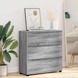 Dulap de depozitare Gri Sonoma 80 x 31 x 81 cm Lemn compozit GartenMobel Dekor