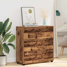 Dulap de depozitare Lemn Vechi 80 x 31 x 81 cm Lemn compozit GartenMobel Dekor