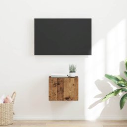 Dulap TV de perete Lemn Vechi 60 x 31 x 29.5 cm Lemn compozit GartenMobel Dekor