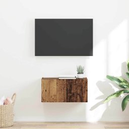 Dulap TV de perete Lemn Vechi 60 x 31 x 29.5 cm Lemn compozit GartenMobel Dekor