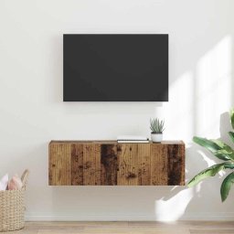 Dulap TV de perete Lemn Vechi 60 x 31 x 29.5 cm Lemn compozit GartenMobel Dekor