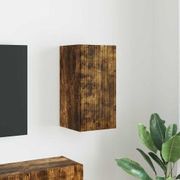 Dulap TV de perete Stejar fumuriu 30 x 31 x 60 cm Lemn compozit GartenMobel Dekor
