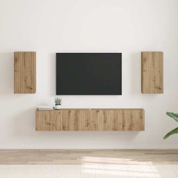 Dulap TV de perete 2 pcs Stejar artizanal 30 x 31 x 60 cm GartenMobel Dekor