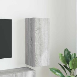 Dulap TV de perete Gri Sonoma 30 x 31 x 80 cm Lemn compozit GartenMobel Dekor