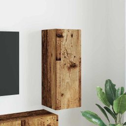 Dulap TV de perete Lemn Vechi 30 x 31 x 80 cm Lemn compozit GartenMobel Dekor