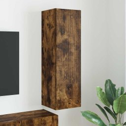 Dulap TV de perete Pe perete Stejar fumuriu 30 x 31 x 100 cm GartenMobel Dekor