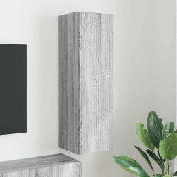 Dulap TV de perete Gri Sonoma 30 x 31 x 100 cm Lemn compozit GartenMobel Dekor