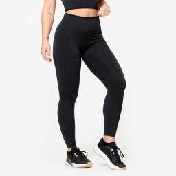 Colanți seamless Bodybuilding Negru Damă