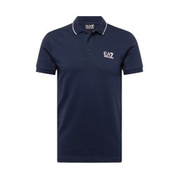 EA7 Emporio Armani Tricou 'Core Identity' bleumarin / alb