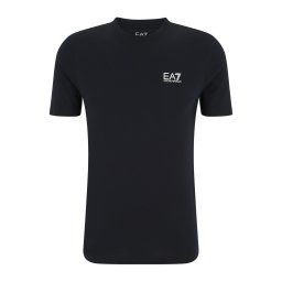 EA7 Emporio Armani Tricou bleumarin / alb
