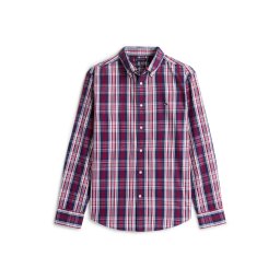 TOMMY HILFIGER Cămașă albastru / roșu / alb