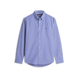 TOMMY HILFIGER Cămașă albastru / alb