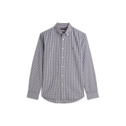 TOMMY HILFIGER Cămașă negru / alb