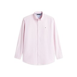 Tommy Hilfiger Big & Tall Cămașă 'HERITAGE' bleumarin / roșu / roșu deschis / alb