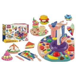 Set Mare Bucatarie cu Plastilina si Forme , Modelaj Creativ pentru Copii