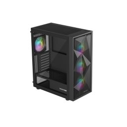 Carcasa Diaxid 605 ARGB Fara sursa Negru