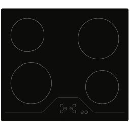 Plită ceramică încorporabilă HOMEFORT HFBK64T0B, fără cadru, 6000 W, senzor tactil, blocare pentru copii
