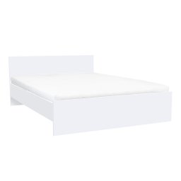 Pat dublu Miami fără cadru de pat 160x200 cm alb-alb