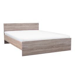 Pat dublu Miami fără cadru de pat 160x200 cm stejar York-stejar Sonoma
