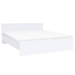 Pat dublu Miami fără cadru de pat 180x200 cm alb-alb