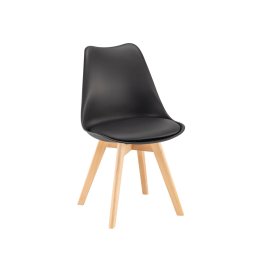 Scaun de masă Silla negru