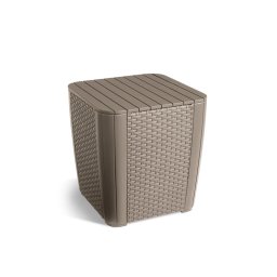 Luzon masă de grădină din plastic cappuccino