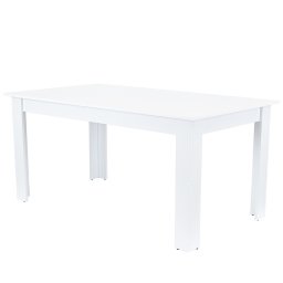 Masă de dining Yorki Standard 160x90 cm albă