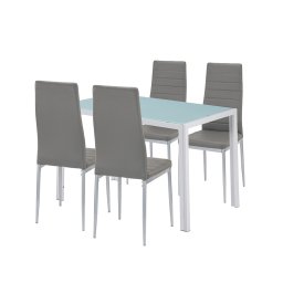 Midland 4+1 set de sufragerie gri-gri