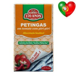 RAMIREZ Conserva sardine portugheze mici picante in sos tomat 90 gr
