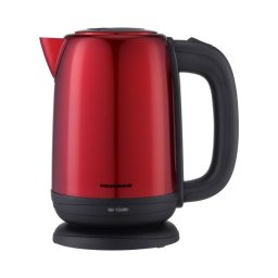 Heinner HEK-2200RDSS - Fierbător electric 1,7 l, 2200 W/230 V, roșu/negru