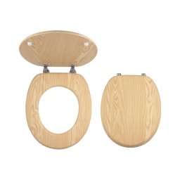 Capac WC din MDF/decor frasin - FERRO