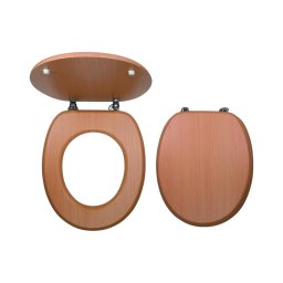 FERRO - Capac WC din MDF, decor fag