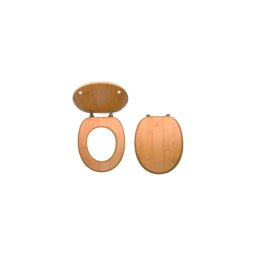 FERRO - Capac WC din MDF, decor pin