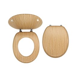 FERRO - Capac WC MDF/decor bambus