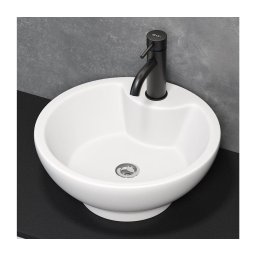 Lavoar pentru blat DRAMMEN, Ø 40,1 cm, ceramică, alb