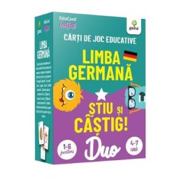 Limba germana. Stiu si castig! Carti de joc educative