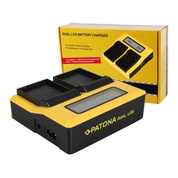 Patona Dual LCD USB incarcator pentru Olympus BLH-1 OM-D EM-1 Mark 2 EM-1 Mark II